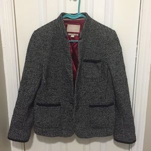 Women’s Banana Republic Tweed Blazer Wool Blend